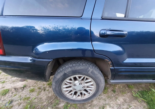Jeep Grand Cherokee cena 9900 przebieg: 358000, rok produkcji 2001 z Międzylesie małe 211
